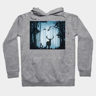 Watercolor forest Hoodie